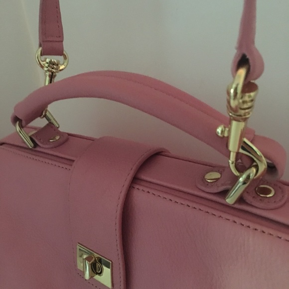 Talbots Pink Women’s Purse Satchel Cross Body Med - Picture 4 of 8